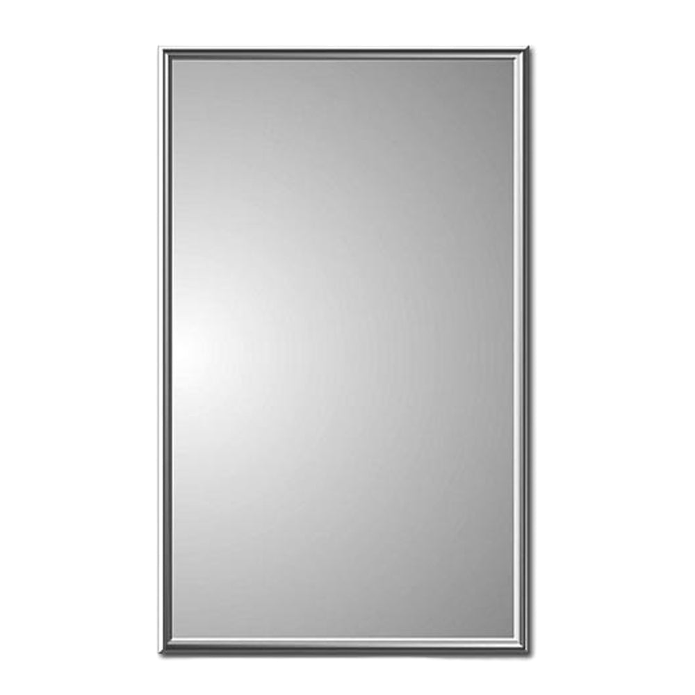 Artus Modern Styled Framed Mirror Recessed Bathroom Medicine Cabinet in Chrome Finish (Chrome)
