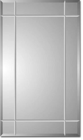 Fenestra 26" Beveled with Four V-grooves Medicine Cabinet