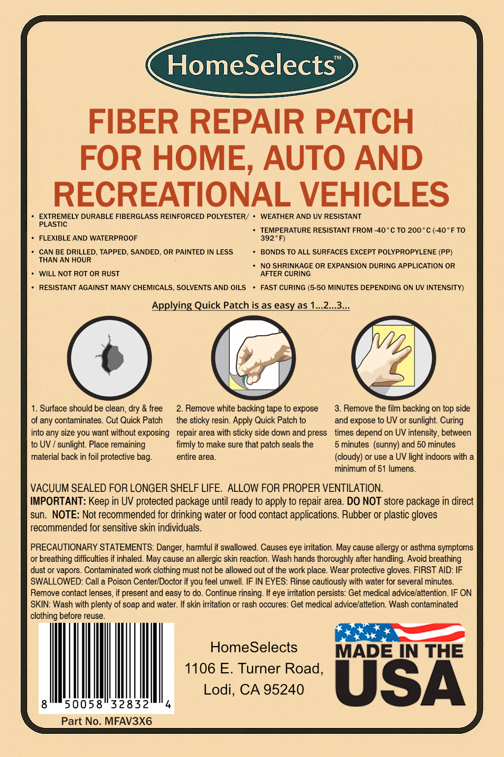 Mechanics Favorite UV-Activated Repair for Auto, RV, Marine, and Home Repairs